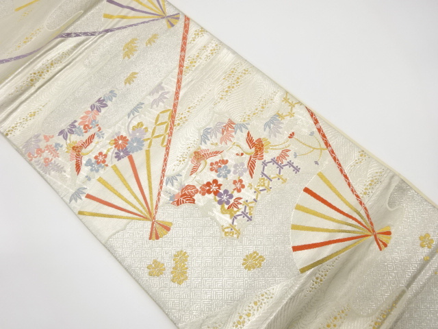 JAPANESE FUKURO OBI / WOVEN CLOUD